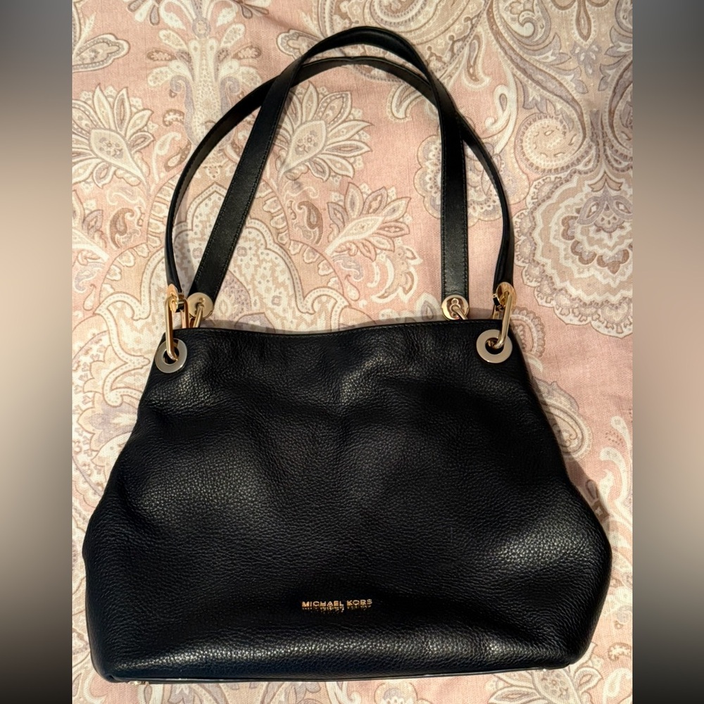 Michael Kors Raven Pebble Leather Bag
